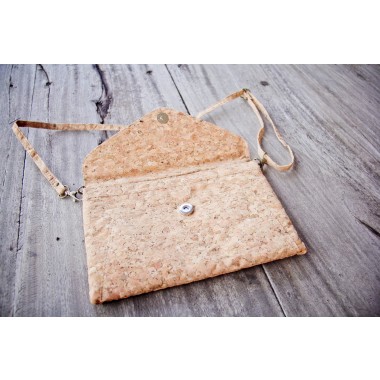 Praktische Kork Handtasche, vegane Clutch BY COPALA