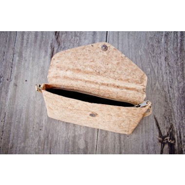 Praktische Kork Handtasche, vegane Clutch BY COPALA