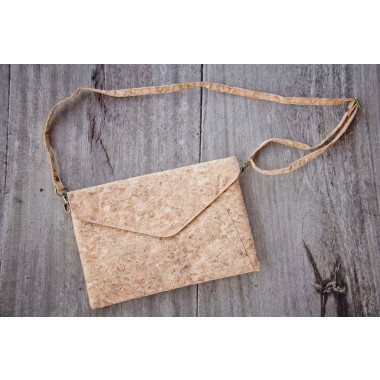 Praktische Kork Handtasche, vegane Clutch BY COPALA