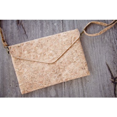 Praktische Kork Handtasche, vegane Clutch BY COPALA