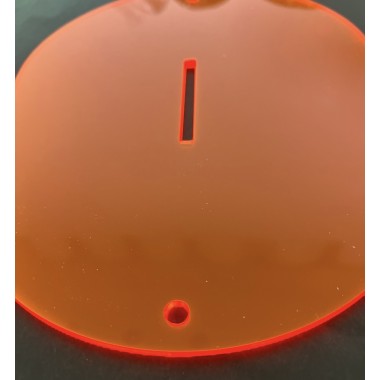 THE SUPER HOUSE NUMBER NEON RED
