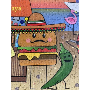 SUNSHINE PUZZLES, CABANA DE PLAYA, 1000 TEILE PUZZLE