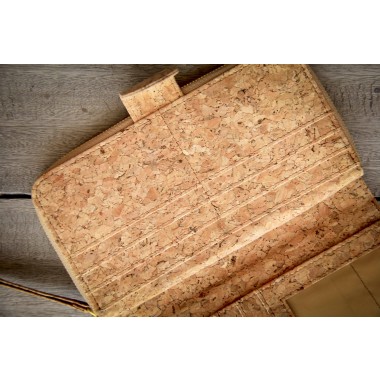 Portemonnaie / Brieftasche aus Kork, natur