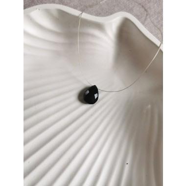 Grounded & Glowing - Onyx-Power für dich - Zarte Halskette mit tiefschwarzem Onyx-Anhänger - KIZZU Schmuck