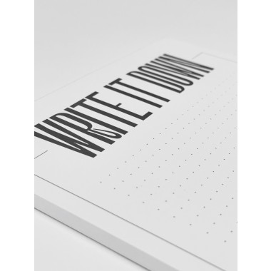NOTIZEN – NOTIZBLOCK – Write it down –
Studio Schön®