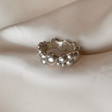 BUBBLE Ring, 925 Silber