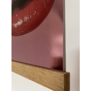 KISU CHROME - A4 Chrome Poster – Red / Pink