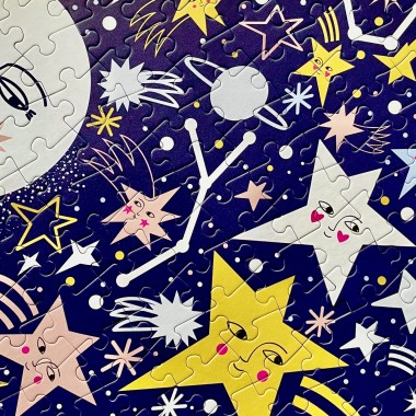 Das Puzzle Kollektiv - Puzzle "Zoom To The Moon" 200 Teile