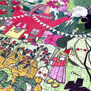 Das Puzzle Kollektiv - Puzzle "Enchanted Vegetable Garden" 1000 Teile