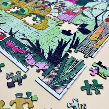 Das Puzzle Kollektiv - Puzzle "Enchanted Vegetable Garden" 1000 Teile