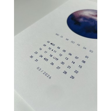 Mondkalender 2026, Tischkalender - SANS.