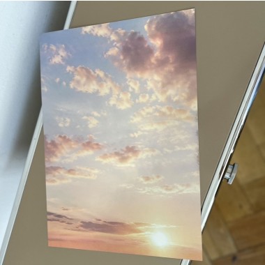 POSTER SUNRISE CHROM – Druck auf Spiegelkarton 