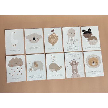 The Life Barn Affirmationskarten für Kinder, Mutmachkarten