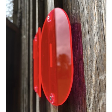THE SUPER HOUSE NUMBER NEON RED - Hausnummer von not white studio