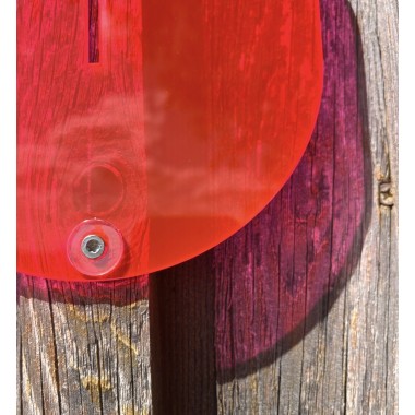 THE SUPER HOUSE NUMBER NEON RED - Hausnummer von not white studio