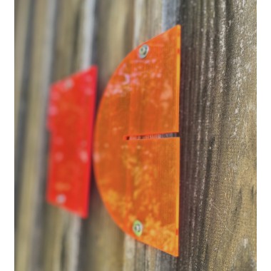 THE SUPER HOUSE NUMBER NEON ORANGE - Hausnummer von not white studio