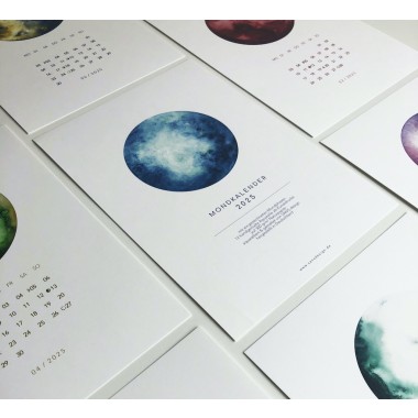 Mondkalender 2025, Tischkalender - SANS.