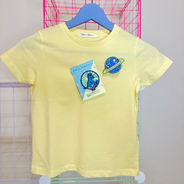 Kids Fun T-shirt "Sunshine Fizz 1" mit Zwei Austauschbaren Patches | PHILOSOPHIE
