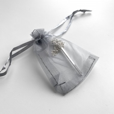 nahili KETTE UNIKAT "minimal Stäbchen" mit silberner langer oder kurzer Gliederkette - 925 Silber