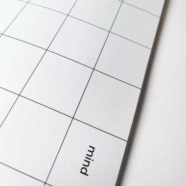NOTIZEN – NOTIZHEFT – KARO –
Studio Schön®