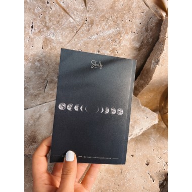 Notizheft 2027 Mondkalender A6 schwarz // ShellyCreates