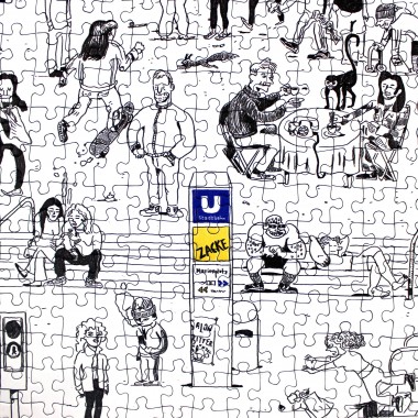 Das Puzzle Kollektiv - Puzzle "Marienplatz" 1000 Teile