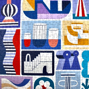 Das Puzzle Kollektiv - Puzzle "Sketches" 1000 Teile