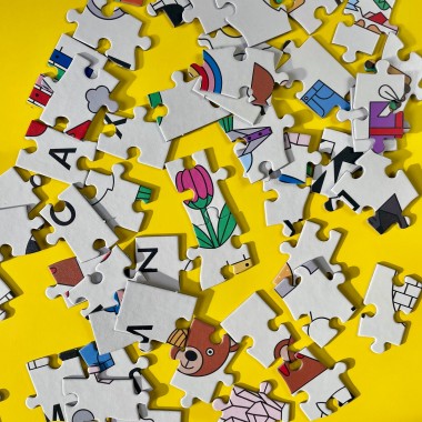 Das Puzzle Kollektiv - "KIDS ABC" 100 Teile
