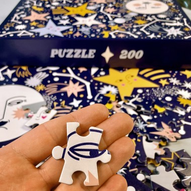 Das Puzzle Kollektiv - Puzzle "Zoom To The Moon" 200 Teile