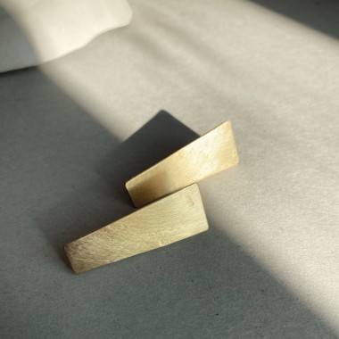 IDA PING JEWELRY // Ohrstecker aus Messing und 925 Silber