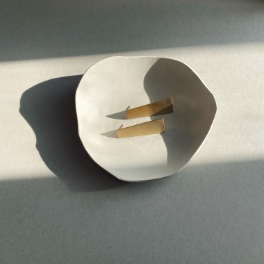 IDA PING JEWELRY // Ohrstecker aus Messing und 925 Silber