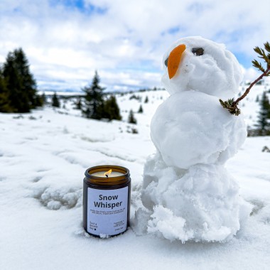 Snow Whisper - Duftkerze - Handmade - Sojawachs - Just a decent day