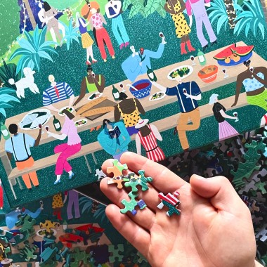 Das Puzzle Kollektiv - Puzzle "Midnight in Paradise" 1000 Teile
