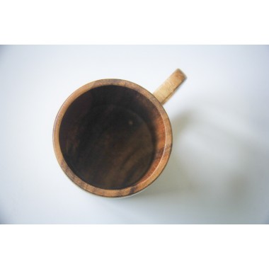 Kaffeetasse aus Akazie, handgefertigter Holz-Becher