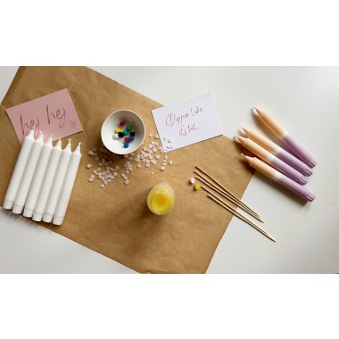 hej candles | Dip Dye Kerzen DIY-Box (Pastell)