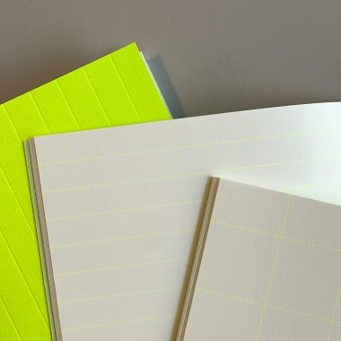 Grid Neon Notizbuch