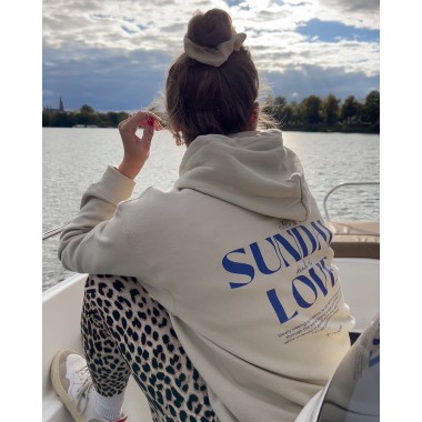 Its a Sunday kind of Love | Slow Sunday Hoodie | Backprint Unisex