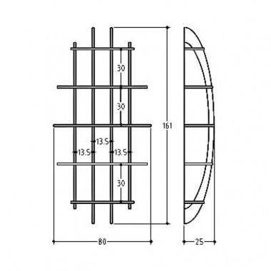 Wandregal Jive von ellips design aus Multiplex