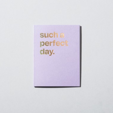 Grußkarte perfect day · lavender – Jo the brand