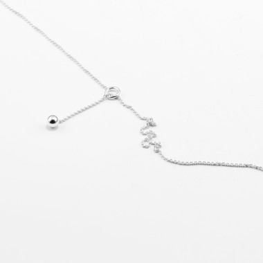 Jonathan Radetz Jewellery, Kette SPHERE, Länge 55cm, Silber 925