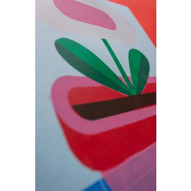 Martin Krusche - Schablonendruck »Junge Blume«, DINA4