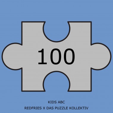 Das Puzzle Kollektiv - "KIDS ABC" 100 Teile