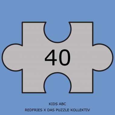Das Puzzle Kollektiv - Puzzle "KIDS ABC" 40 Teile