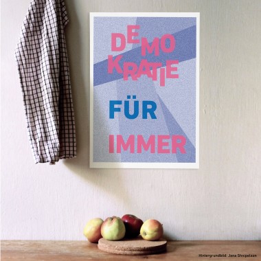 KLEINWAREN / VON LAUFENBERG Demokratie Poster # 2 