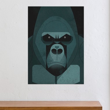 KLEINWAREN / VON LAUFENBERG Set / Gorilla Love + Posterleiste Eiche 50 cm