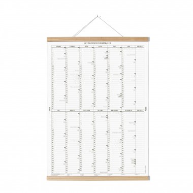 KLEINWAREN / VON LAUFENBERG Der A1 Wandkalender 2026 mit Posterleiste