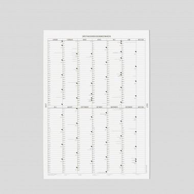 KLEINWAREN / VON LAUFENBERG Der A1 Wandkalender 2027 mit Posterleiste