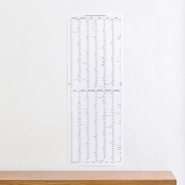 KLEINWAREN / VON LAUFENBERG Der lange Wandkalender 2025