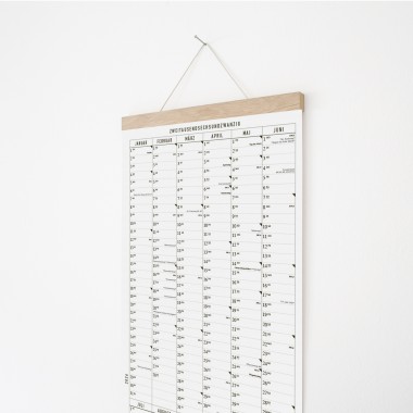 KLEINWAREN / VON LAUFENBERG Der lange Wandkalender 2026 mit Posterleiste