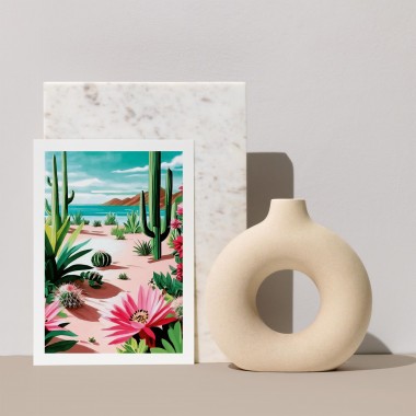 Amy & Kurt Berlin Artprint "Kaktus Beach"